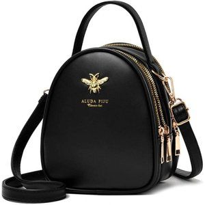 BLACK SMALL BAG CROSSBODY BAG NOVELTY HANDBAG